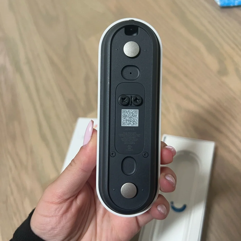 NEW Google Nest Doorbell - (Wired, 2nd Gen) - Wired Video Doorbell Camera Snow